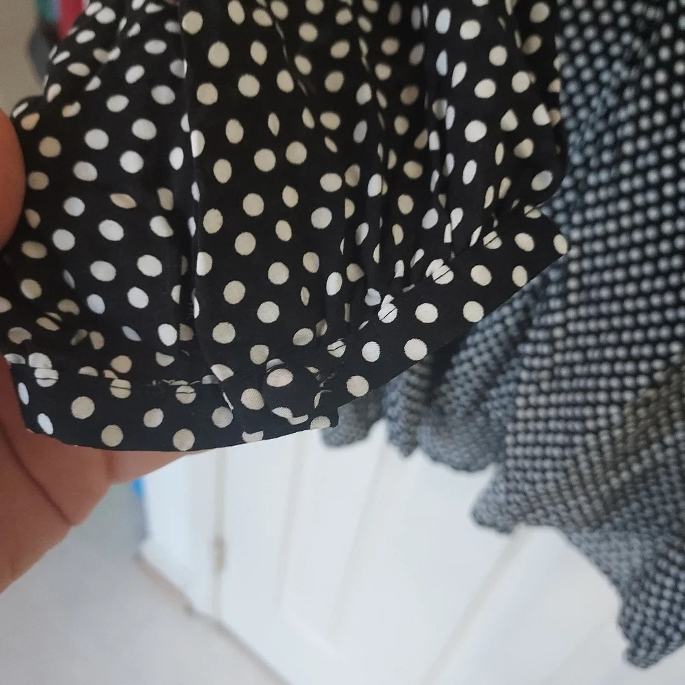 Cynthia Rowly 3/4 Sleeve Polka-dot Blouse - Picture 5 of 7